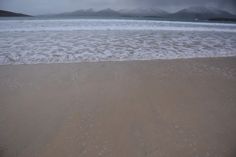 Seilebost Beach in Winter, Isle of Harris